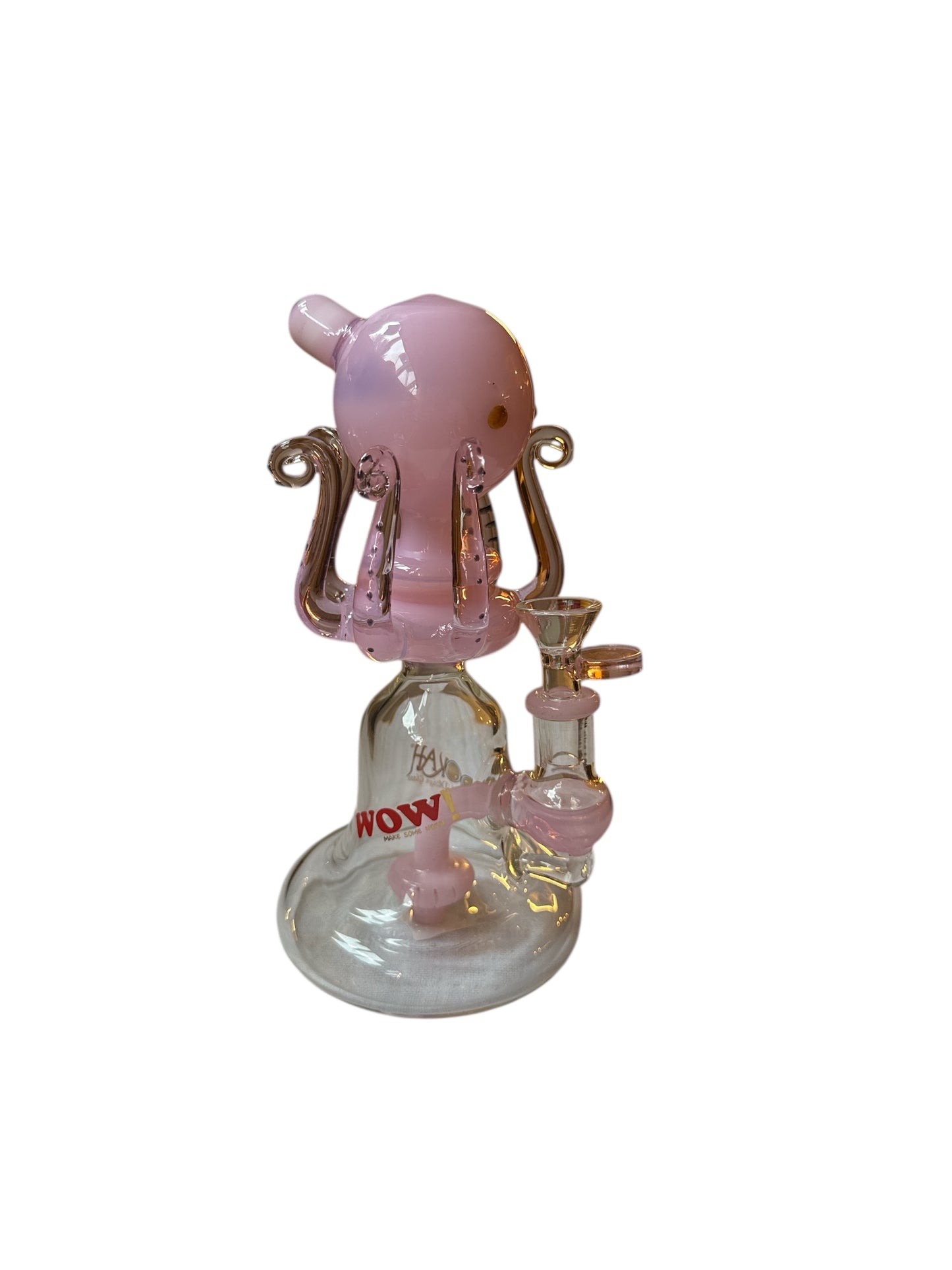 Bong WOW - Bleikur Kolkrabbi / Pink Octopus