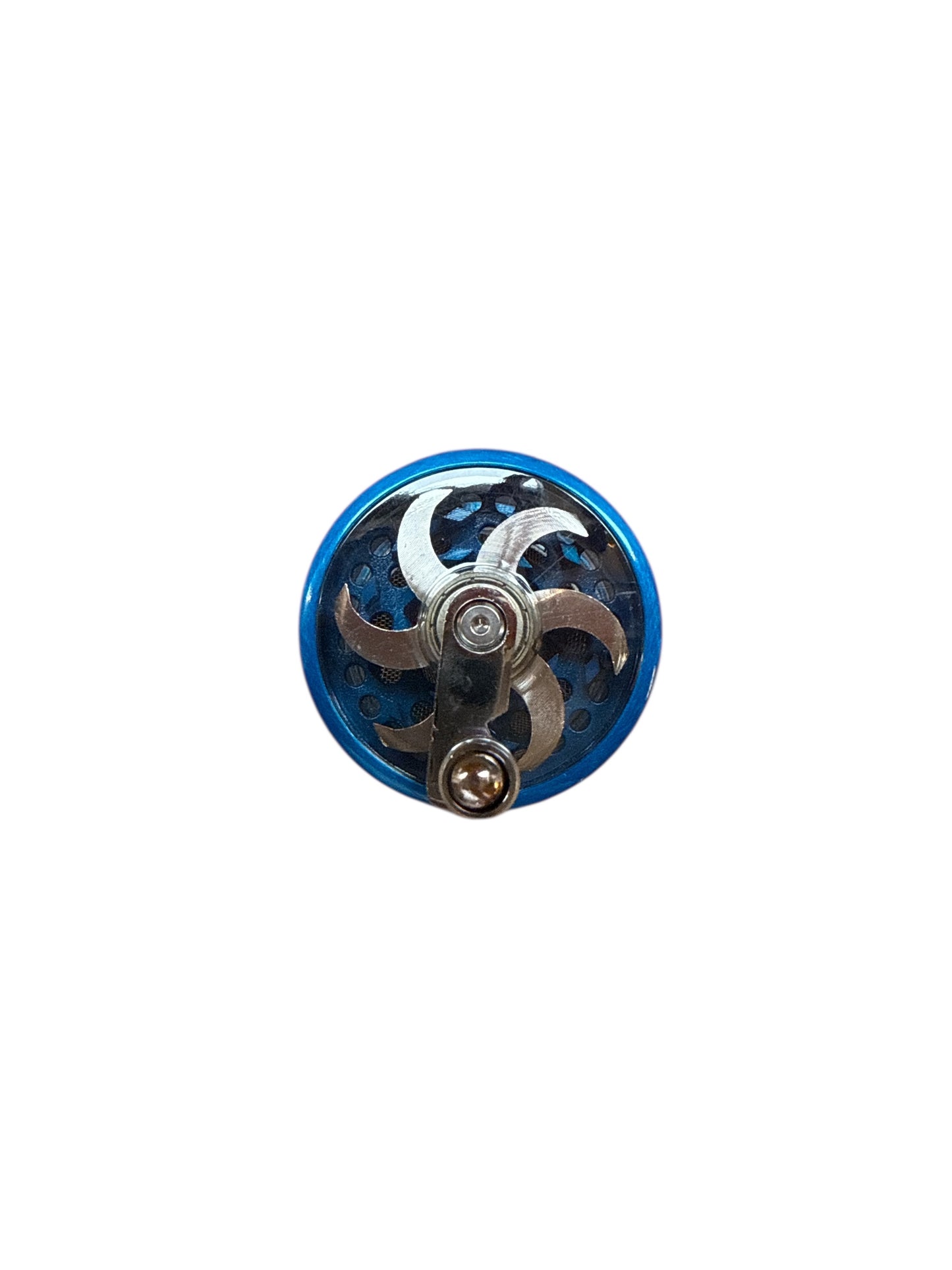 Blár grinder með handfangi / Blue Grinder with Handle