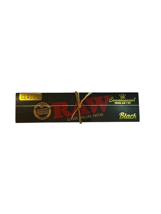 RAW Black rúllupappír / RAW Black Rolling Papers